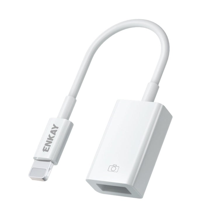 ENKAY ENK-AT108 สายแปลง 8 พิน เป็น USB 3.0 OTG สำหรับ iPhone / iPad