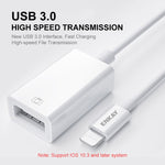 ENKAY ENK-AT108 สายแปลง 8 พิน เป็น USB 3.0 OTG สำหรับ iPhone / iPad