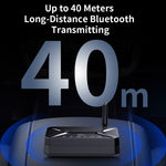 T-R22 เสาอากาศภายนอก ระยะไกล 40 ม. ตัวรับและส่งสัญญาณเสียง Bluetooth 2 in 1