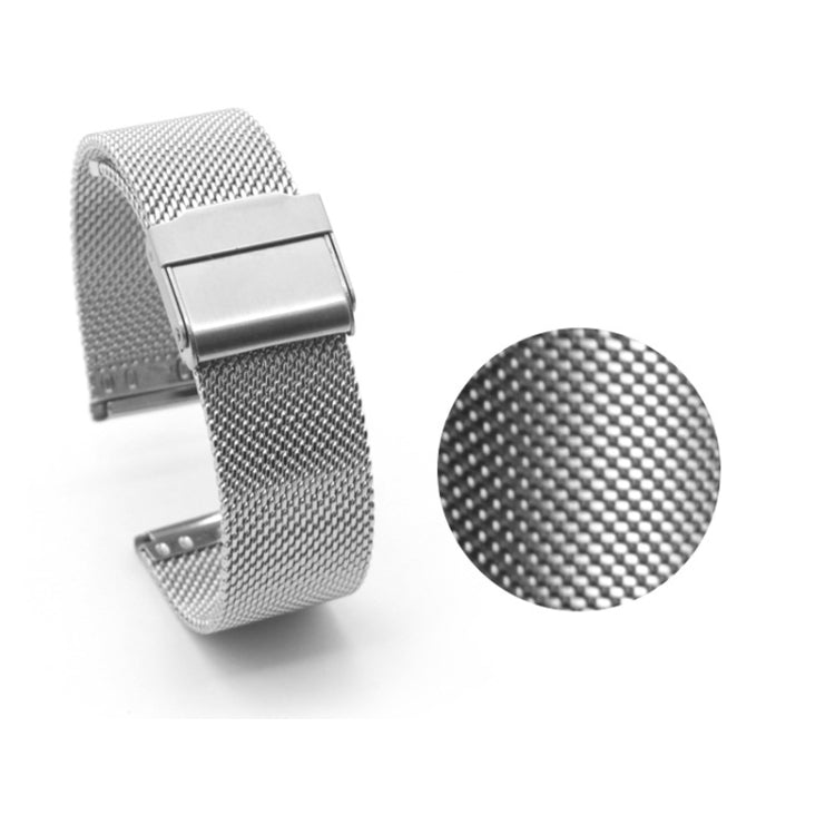 Milan Steel Mesh Double Buckle Watch Band, For Huawei Watch GT 3 Pro 46mm 22mm, For Huawei Watch GT 3 Pro 43mm 20mm