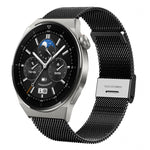 Milan Steel Mesh Double Buckle Watch Band, For Huawei Watch GT 3 Pro 46mm 22mm, For Huawei Watch GT 3 Pro 43mm 20mm