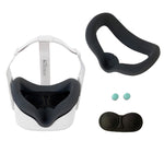 JD-391215 ชุดหน้ากากซิลิโคนสำหรับ Oculus Quest2 พร้อมฝาครอบเลนส์