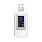 เครื่องวัด USB DC 10 in 1 KWS-MX18 กระแส 4-30V วัดแรงดันไฟฟ้า นาฬิกาจับเวลา มัลติมิเตอร์ดิจิตอล