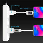 เครื่องวัด USB DC 10 in 1 KWS-MX18 กระแส 4-30V วัดแรงดันไฟฟ้า นาฬิกาจับเวลา มัลติมิเตอร์ดิจิตอล