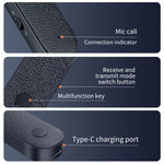 T06 ตัวรับและส่งสัญญาณเสียง Bluetooth 5.1 2 in 1 สำหรับรถยนต์ 3.5 มม.
