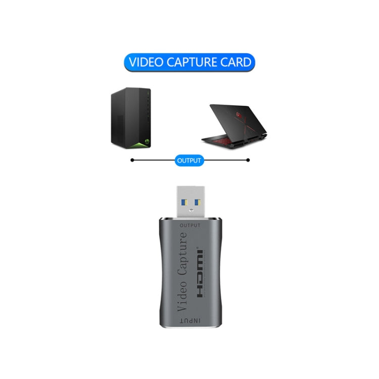 USB 3.0 เป็น HDMI จับภาพวิดีโอเกม Full HD 1080P 60fps