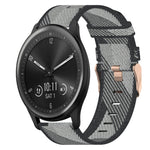 20mm Nylon Woven Watch Band, For Garmin Garminmove Style, For Garmin Vivomove, For Garmin Vivomove HR Sport, For Garmin Vivoactive 3, For Garmin Vivoactive3 Music, For Garmin Forerunner 245