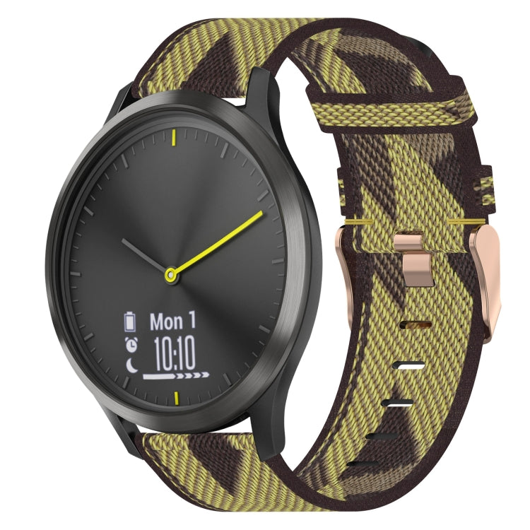 20mm Nylon Woven Watch Band, For Garmin Garminmove Style, For Garmin Vivomove, For Garmin Vivomove HR Sport, For Garmin Vivoactive 3, For Garmin Vivoactive3 Music, For Garmin Forerunner 245