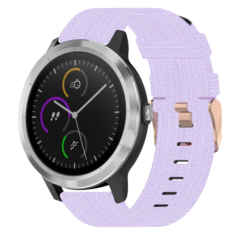 20mm Nylon Woven Watch Band, For Garmin Garminmove Style, For Garmin Vivomove, For Garmin Vivomove HR Sport, For Garmin Vivoactive 3, For Garmin Vivoactive3 Music, For Garmin Forerunner 245