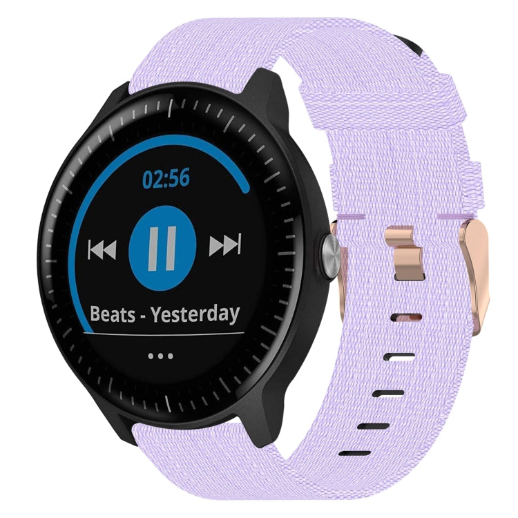 20mm Nylon Woven Watch Band, For Garmin Garminmove Style, For Garmin Vivomove, For Garmin Vivomove HR Sport, For Garmin Vivoactive 3, For Garmin Vivoactive3 Music, For Garmin Forerunner 245