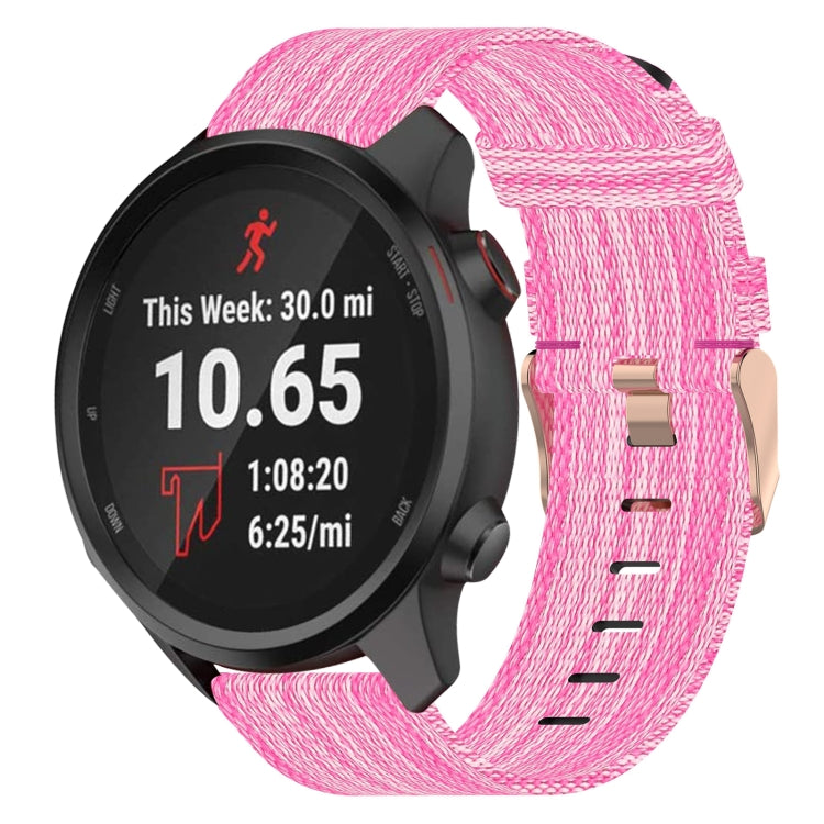 20mm Nylon Woven Watch Band, For Garmin Garminmove Style, For Garmin Vivomove, For Garmin Vivomove HR Sport, For Garmin Vivoactive 3, For Garmin Vivoactive3 Music, For Garmin Forerunner 245
