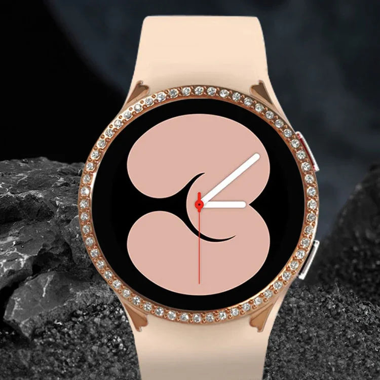 เคสซิลิโคนกันกระแทก TPU พร้อมเพชร สำหรับ Samsung Galaxy Watch 5 44 มม., สำหรับ Samsung Galaxy Watch 5 40 มม.