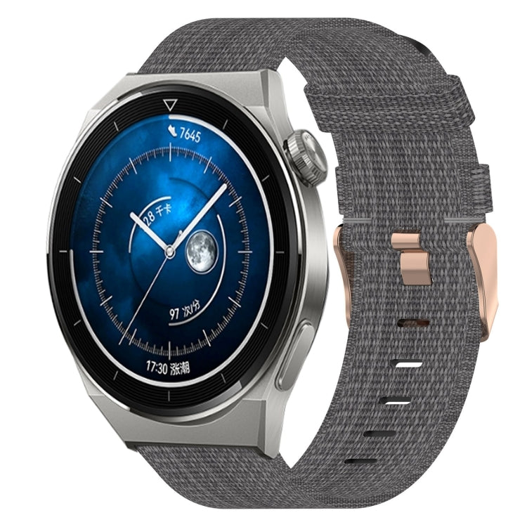 22mm Nylon Woven Watch Band, For Huawei Watch GT3 Pro 46mm, For Huawei Watch GT3 46mm, For Huawei Watch GT Runner, For Huawei Watch 3, For Huawei Watch 3 Pro, For Huawei GT2 Pro