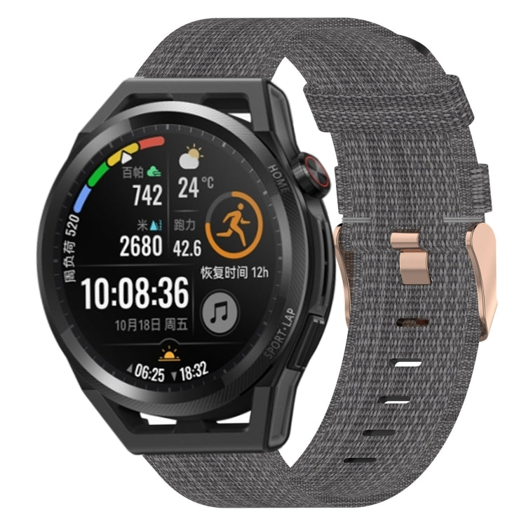 22mm Nylon Woven Watch Band, For Huawei Watch GT3 Pro 46mm, For Huawei Watch GT3 46mm, For Huawei Watch GT Runner, For Huawei Watch 3, For Huawei Watch 3 Pro, For Huawei GT2 Pro