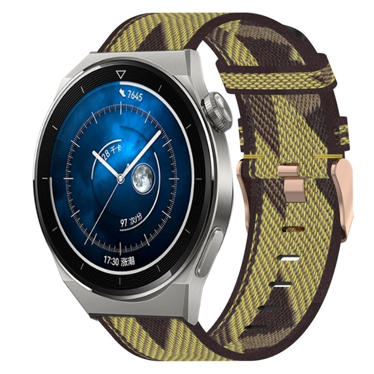 20mm Nylon Woven Watch Band, For Huawei Watch GT3 Pro 43mm, For Huawei Watch GT3 42mm, For Huawei Watch GT2 42mm, For Huawei Watch 2, For Honor Watch ES, For Honor MagicWatch2 42mm