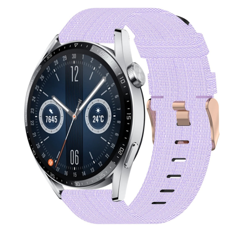 20mm Nylon Woven Watch Band, For Huawei Watch GT3 Pro 43mm, For Huawei Watch GT3 42mm, For Huawei Watch GT2 42mm, For Huawei Watch 2, For Honor Watch ES, For Honor MagicWatch2 42mm