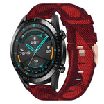 20mm Nylon Woven Watch Band, For Huawei Watch GT3 Pro 43mm, For Huawei Watch GT3 42mm, For Huawei Watch GT2 42mm, For Huawei Watch 2, For Honor Watch ES, For Honor MagicWatch2 42mm
