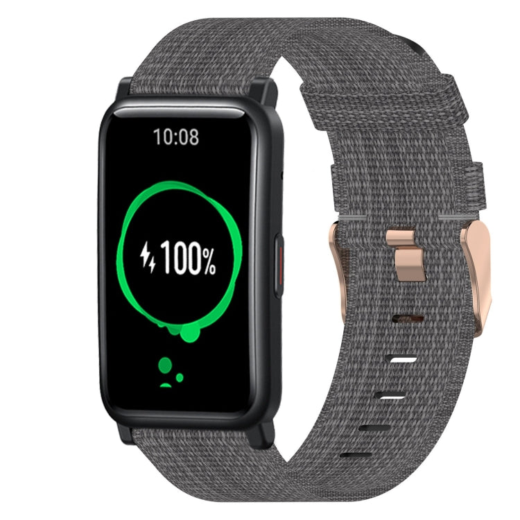 20mm Nylon Woven Watch Band, For Huawei Watch GT3 Pro 43mm, For Huawei Watch GT3 42mm, For Huawei Watch GT2 42mm, For Huawei Watch 2, For Honor Watch ES, For Honor MagicWatch2 42mm