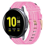 20mm Nylon Woven Watch Band, For Samsung Galaxy Watch 4 40mm, For Samsung Galaxy Watch 4 44mm, For Samsung  Galaxy Watch 4 Classic 42mm, For Samsung  Galaxy Watch 4 Classic 46mm, For Samsung Galaxy Watch 3 41mm, For Samsung Galaxy Watch Active 2 40mm