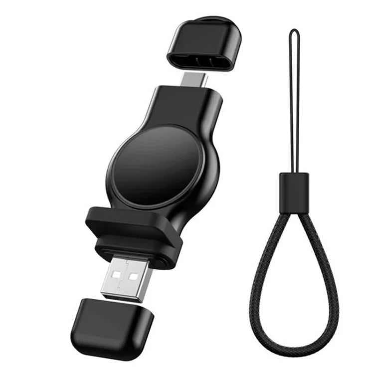 ที่ชาร์จไร้สายแม่เหล็กเร็ว 2 in 1 Type C / USB-C เป็น USB-A สำหรับ Apple Watch รุ่น A05