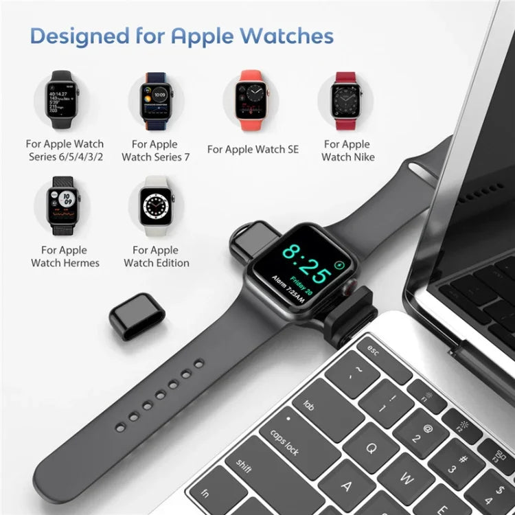 ที่ชาร์จไร้สายแม่เหล็กเร็ว 2 in 1 Type C / USB-C เป็น USB-A สำหรับ Apple Watch รุ่น A05