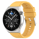 Protruding Head Silicone Strap Silver Buckle, For Huawei Watch GT2 42mm / Watch 2 20mm, For Honor Magic Watch 2 42mm 20mm