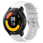 สายซิลิโคนหัวนูนพร้อมหัวเข็มขัดเงิน สำหรับ Samsung Galaxy Watch3 ขนาด 45 มม. ขนาด 22 มม. สำหรับ Samsung Galaxy Gear S3 Classic ขนาด 22 มม. สำหรับ Samsung Galaxy Gear S3 Frontier ขนาด 22 มม. สำหรับ Samsung Galaxy Watch Heart-S ขนาด 20 มม.
