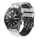 22mm Football Pattern Two-Color Silicone Strap, For Amazfit 2 Stratos, For  Amazfit Z
