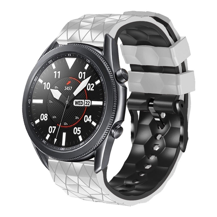 22mm Football Pattern Two-Color Silicone Strap, For Xiaomi Watch S1, For Xiaomi Watch Color 2, For Xiaomi Watch Sport, For Xiaomi Watch Color