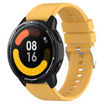 Protruding Head Silicone Strap Silver Buckle, For Huami Amazfit Pop / Amazfit Pop  Pro 20mm, For Huami Amazfit GTR 42mm / GTS 20mm
