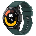 Protruding Head Silicone Strap Silver Buckle, For Huami Amazfit Pop / Amazfit Pop  Pro 20mm, For Huami Amazfit GTR 42mm / GTS 20mm