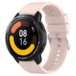Protruding Head Silicone Strap Silver Buckle, For Huami Amazfit Pop / Amazfit Pop  Pro 20mm, For Huami Amazfit GTR 42mm / GTS 20mm