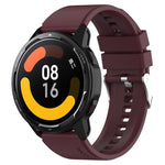 Protruding Head Silicone Strap Silver Buckle, For Huami Amazfit Pop / Amazfit Pop  Pro 20mm, For Huami Amazfit GTR 42mm / GTS 20mm