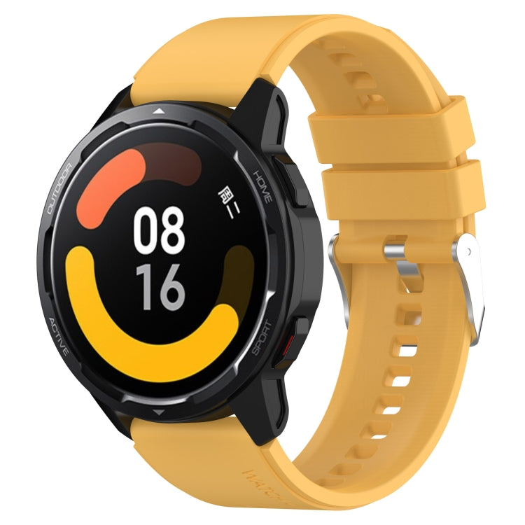 Protruding Head Silicone Strap Silver Buckle, For Huami Amazfit Pop / Amazfit Pop  Pro 20mm, For Huami Amazfit GTR 42mm / GTS 20mm