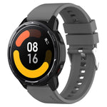 Protruding Head Silicone Strap Silver Buckle, For Huami Amazfit Pop / Amazfit Pop  Pro 20mm, For Huami Amazfit GTR 42mm / GTS 20mm