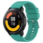 Protruding Head Silicone Strap Silver Buckle, For Huami Amazfit Pop / Amazfit Pop  Pro 20mm, For Huami Amazfit GTR 42mm / GTS 20mm