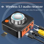 C39HD ตัวรับสัญญาณเสียง Bluetooth 5.1 AUX Coaxial Fiber Output รองรับการเล่น TF, ตัวรับสัญญาณเสียง Bluetooth 5.1