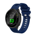 20mm Silicone Twill Watch Band, For Garmin Vivomove Sport, For Garmin Venu 2 Plus, For Garmin Approach S40, For Garmin Forerunner 158