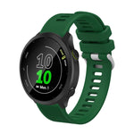20mm Silicone Twill Watch Band, For Garmin Vivomove Sport, For Garmin Venu 2 Plus, For Garmin Approach S40, For Garmin Forerunner 158
