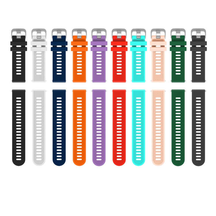 20mm Silicone Twill Watch Band, For Garminmove 3, For Garmin VivoMove Luxe, For Garminmove Luxe, For Garmin VivoMove Style