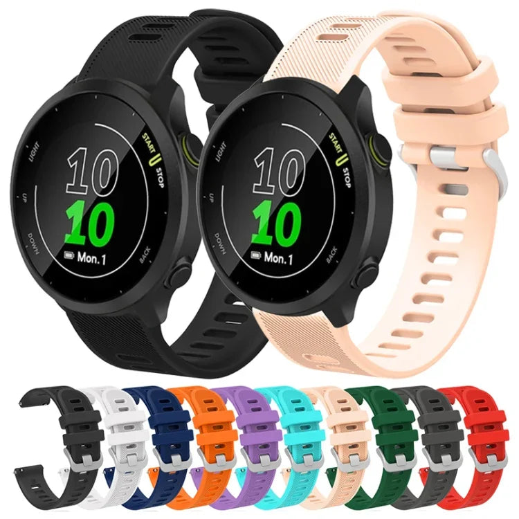 สายซิลิโคนลายทวิล 20 มม. สำหรับ Samsung Galaxy Watch 42 มม., สำหรับ Samsung Gear Sport, สำหรับ Samsung Gear S2 Classic