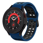 สายซิลิโคนระบายอากาศสองสีขนาด 20 มม. สำหรับ Samsung Galaxy Watch 5 40 มม. สำหรับ Samsung Galaxy Watch 5 44 มม.