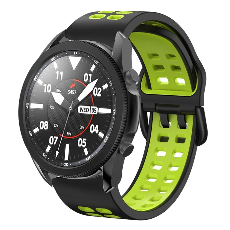 สายซิลิโคนระบายอากาศสองสีขนาด 20 มม. สำหรับ Samsung Galaxy Watch 5 Pro 45 มม. สำหรับ Samsung Galaxy Watch 4 40 มม.