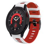 20mm Two-Color Silicone Watch Band, For Samsung Galaxy Watch 5  40mm, For Samsung Galaxy Watch 5  44mm