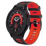 20mm Two-Color Silicone Watch Band, For Samsung Galaxy Watch 5  40mm, For Samsung Galaxy Watch 5  44mm