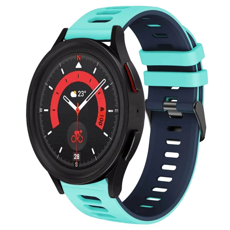 20mm Two-Color Silicone Watch Band, For Samsung Galaxy Watch 5  40mm, For Samsung Galaxy Watch 5  44mm