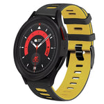 20mm Two-Color Silicone Watch Band, For Samsung Galaxy Watch 5  40mm, For Samsung Galaxy Watch 5  44mm