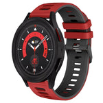 20mm Two-Color Silicone Watch Band, For Samsung Galaxy Watch 5  40mm, For Samsung Galaxy Watch 5  44mm