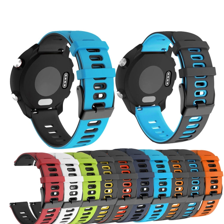 20mm Two-Color Silicone Watch Band, For Samsung Galaxy Watch 5  40mm, For Samsung Galaxy Watch 5  44mm