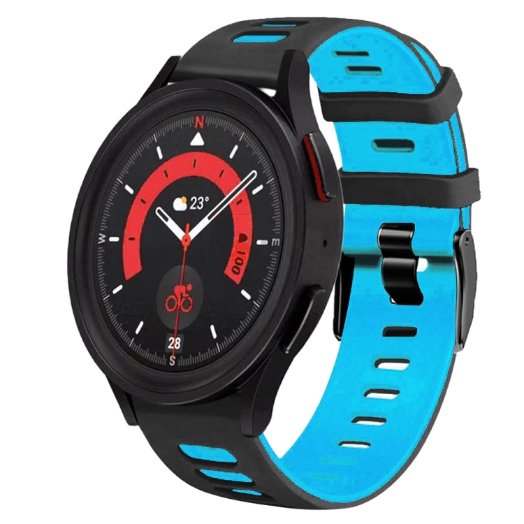 20mm Two-Color Silicone Watch Band, For Samsung Galaxy Watch 5  40mm, For Samsung Galaxy Watch 5  44mm